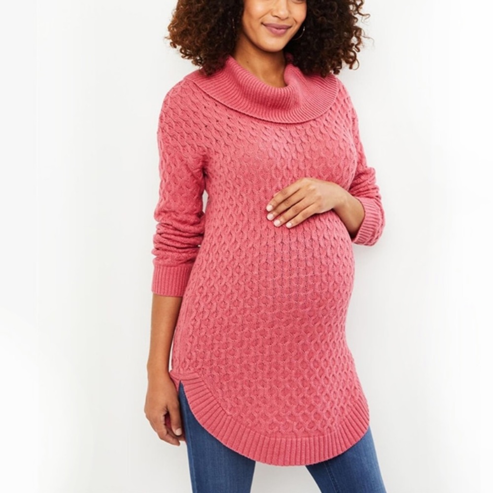 NWT! Motherhood Maternity cozy honeycomb sweater